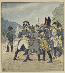 General Rapp has Stabs, who wanted to assassinate the Emperor, arrested by a gendarme