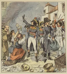 Napoleon stops the looting of Rome