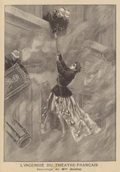 Fire at the Theatre-Francais, Paris