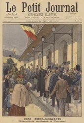 Paul Deroulede Receiving a Warm Welcome in Tournai, Belgium
