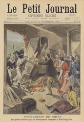 The Boxer Rebellion: Europeans rescued by a French detachment at Baoding