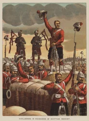 Highlanders in possession of Egyptian redoubt