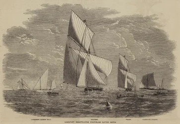Lowestoft Regatta, the First-Class Cutter Match