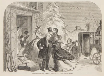 Thanksgiving Day – Arrival at the Old Home