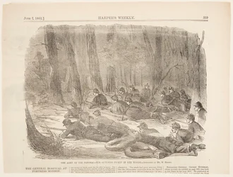 The Army of the Potomac – Our Outlying Picket in the Woods