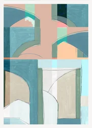 Abstract Arches Composition