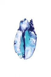 Abstract Blue Crystal