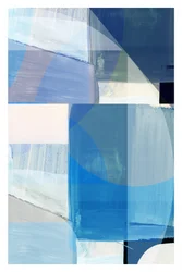 Abstract Blue Geometry