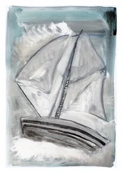 Abstract Sailing Journey