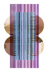 Abstract Striped Circles