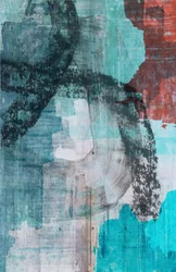 Abstract Teal Grunge