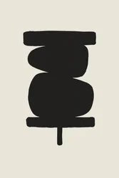 Black Balance Abstract