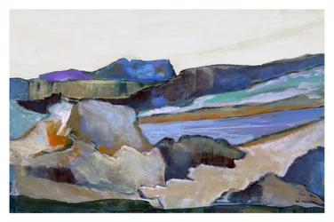 Colorful Mountain Vista