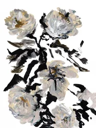 Dramatic Floral Abstract