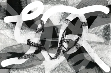 Dynamic Monochrome Abstract