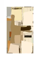 Earthy Abstract Collage