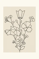 Elegant Floral Lines