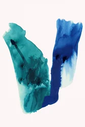 Fluid Blue Teal Abstract