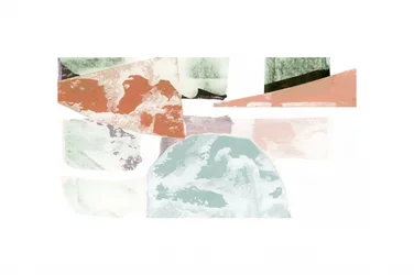 Layered Pastel Shapes