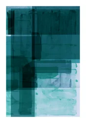 Layered Teal Forms