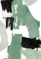 Modern Green Abstract Shapes