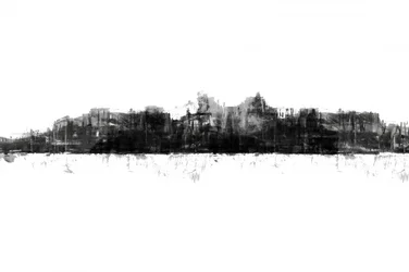 Monochrome City Silhouette