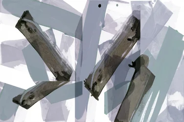 Muted Abstract Strokes