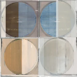 Muted Geometric Circles