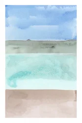 Peaceful Sky Sea Sand