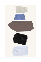 Stacked Abstract Shapes