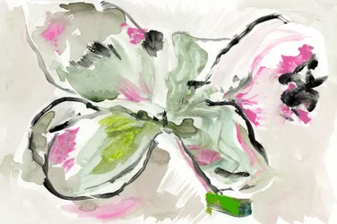 Vibrant Floral Sketch