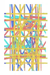 Vibrant Geometric Grid