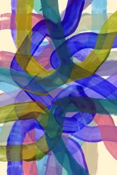 Vibrant Swirling Strokes