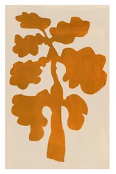 Warm Botanical Silhouette