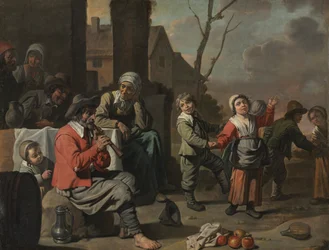 Peasant Children Dancing