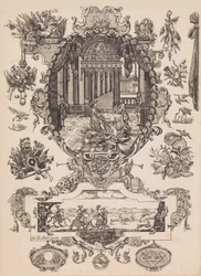 Plate twelve from Nouveaux Desseins D