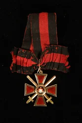 Riband and Badge of the Order of Saint Vladimir, Fourth Class