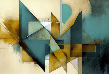 Mid Century Modern Abstract Art Forms
