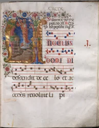 Antiphonary: Initial A, Resurrection
