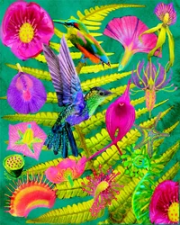 Vibrant Tropical Garden