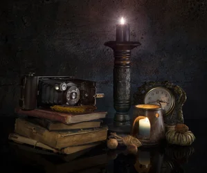 Vintage Camera Still Life