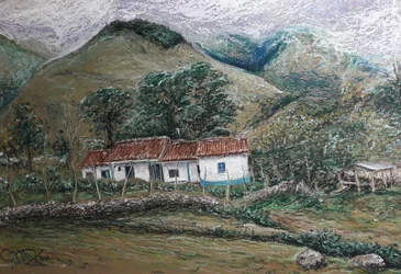 Andean Landscape - Llano Largo, Venezuela