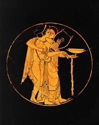 Lovers with Cup and Cythara