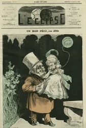 A Good Father, Adolphe Thiers (1797-1877), French Historian and Statesman. Cover in L