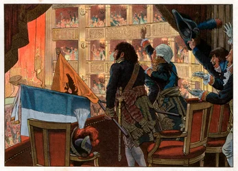 Joachim Murat and a Russian Ambassador Unite Their Flag