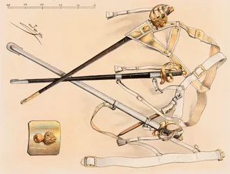 Outfit of French troops at all times: Cavalry Sabre