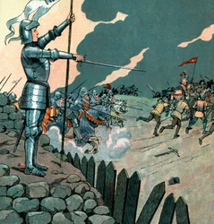 Joan of Arc Delivering Orleans, France