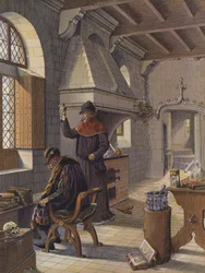 King Louis XI, After Suffering a Fit of Apoplexy, Seeks the Help of the Physician Jacques Coitier to Keep Him Alive