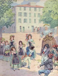 Napoleon Bonaparte as a Child in a Dispute with His Comrades in Front of His Home in Ajaccio, Corsica