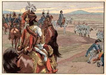 Napoleon I Bonaparte with Joachim Murat During the Surrender of Ulm in 1805